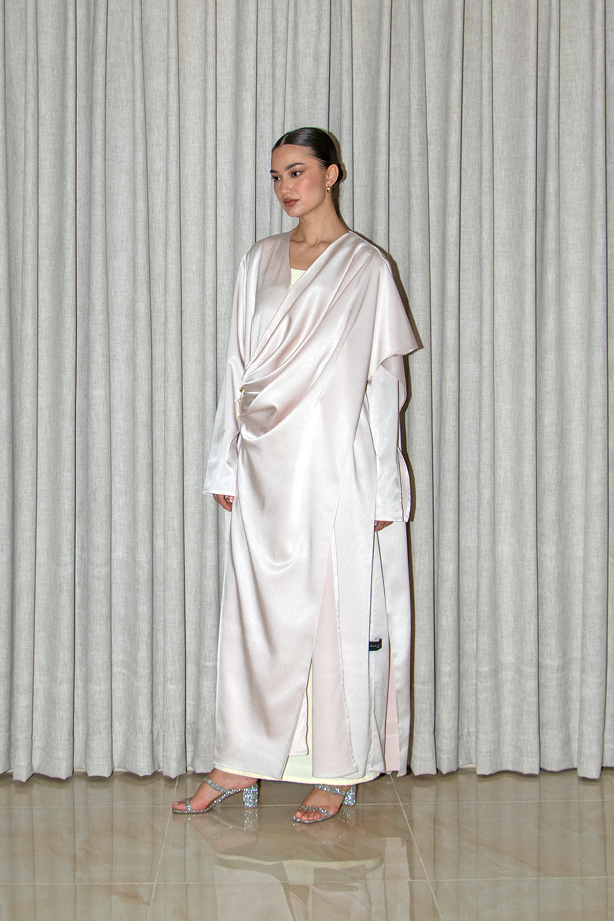 The Delphi Coat in Powder Pink